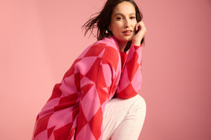 Casablanca Cardigan | Chilli/Pink