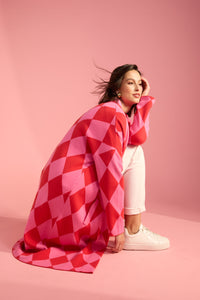 Casablanca Cardigan | Chilli/Pink