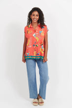 Load image into Gallery viewer, Cabana Sleeveless Shirt | Brasil Coral