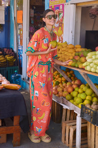 Cabana Pant | Brasil Coral