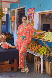 Cabana Pant | Brasil Coral