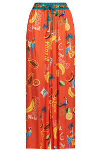 Cabana Pant | Brasil Coral