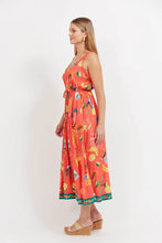 Load image into Gallery viewer, Cabana Tie Dress | Brasil Coral