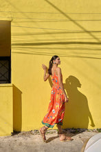 Load image into Gallery viewer, Cabana Tie Dress | Brasil Coral