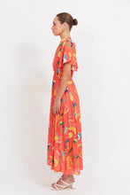 Load image into Gallery viewer, Cabana V Neck Dress | Brasil Coral