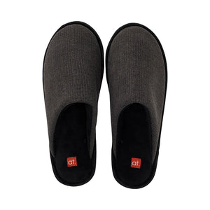 Cosy Men's Sherpa Slippers | Charcoal