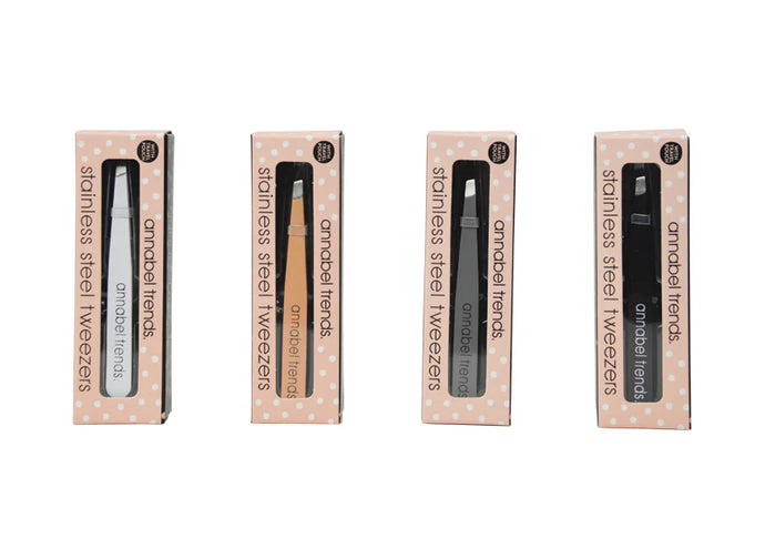 Tweezers Stainless Steel in Pouch