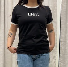 Load image into Gallery viewer, Her Tee | Bitter Black