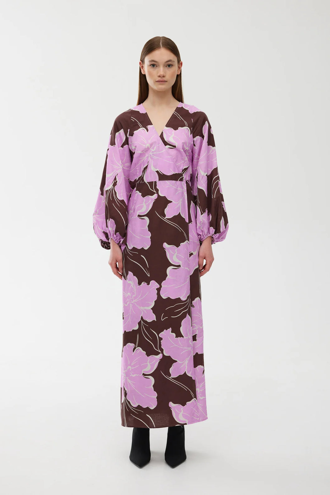 Ines Wrap Dress | Magnolia Bloom