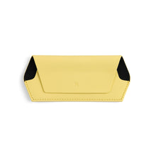 Load image into Gallery viewer, Leather Glasses Case | Yellow