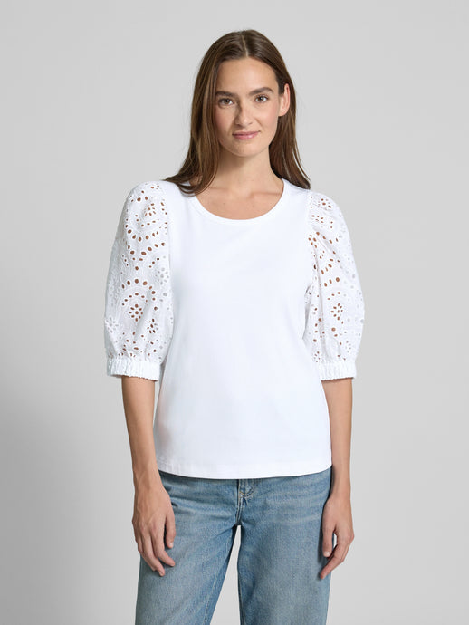 Puffy O SS Tee | White