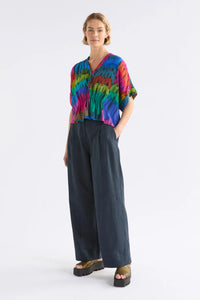 Seka Top | Lind Dark Print
