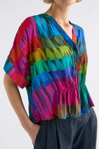 Seka Top | Lind Dark Print