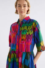 Load image into Gallery viewer, Linen Light Dress | Lind Dark Print