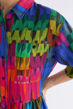Load image into Gallery viewer, Linen Light Dress | Lind Dark Print