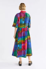 Load image into Gallery viewer, Linen Light Dress | Lind Dark Print