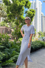 Load image into Gallery viewer, Allora Tie Midi Tee Dress
