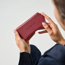 Load image into Gallery viewer, Leather Glasses Case | Burgundy