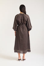 Load image into Gallery viewer, Antonia Ramie Dress in Choc/Beige