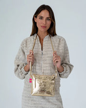 Load image into Gallery viewer, Alexis Crossbody | Gold Crinkle