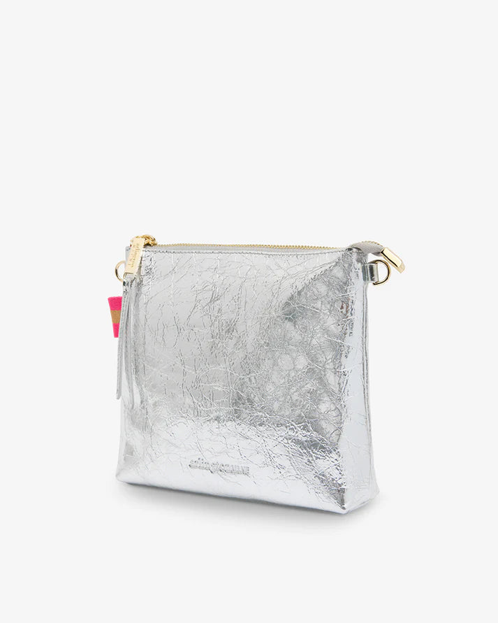 Alexis Crossover Alexis Crossbody | Silver Crinkle – Olive Interiors & Fashion
