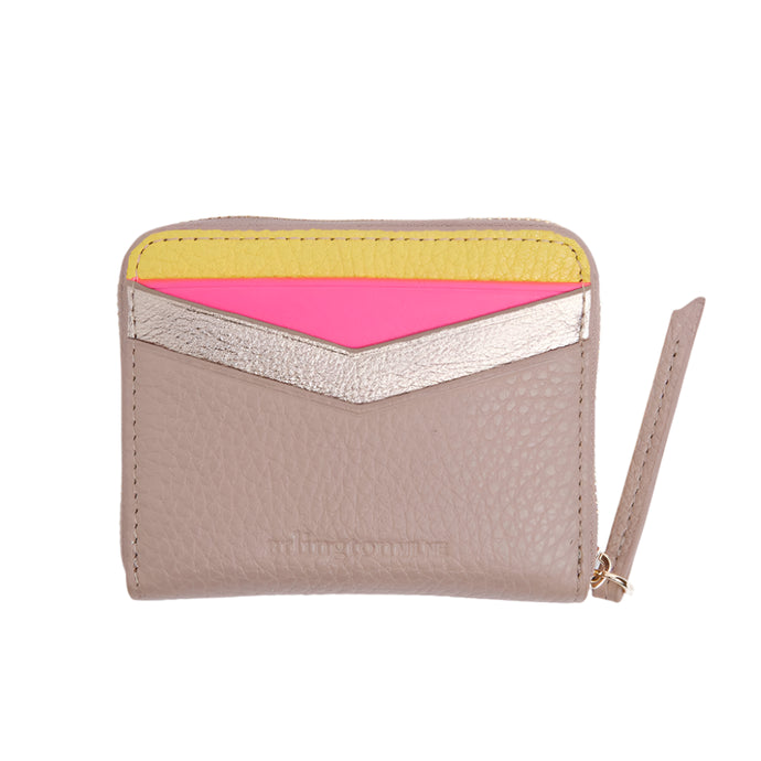 Alexis Zip Purse - Fawn Multi