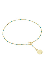 Load image into Gallery viewer, Heather Gold Bracelet | Aqua