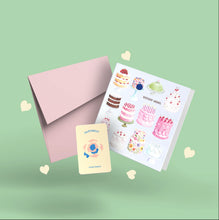 Load image into Gallery viewer, Birthday Cake Wishes Card