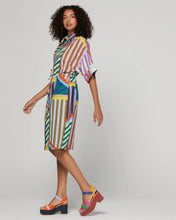 Load image into Gallery viewer, Maui Shirt Dress | Liquorice Stripe