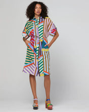 Load image into Gallery viewer, Maui Shirt Dress | Liquorice Stripe