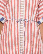 Load image into Gallery viewer, Maui Shirt Dress | Watermelon Stripe