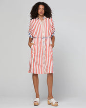 Load image into Gallery viewer, Maui Shirt Dress | Watermelon Stripe