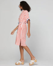 Load image into Gallery viewer, Maui Shirt Dress | Watermelon Stripe
