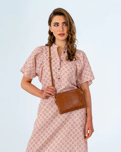 Bowery Wallet l Tan Pebble