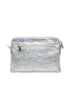 Bowery Wallet | Silver Crinkle