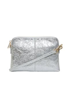 Bowery Wallet | Silver Crinkle