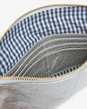 Load image into Gallery viewer, Bowery Wallet | Silver Crinkle
