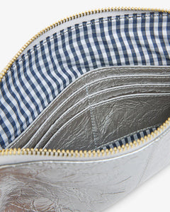 Bowery Wallet | Silver Crinkle