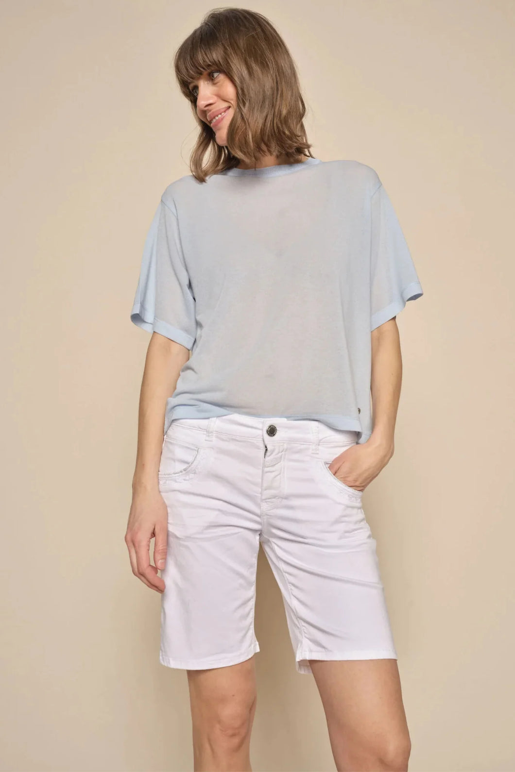 Naomi Treasure Shorts | White