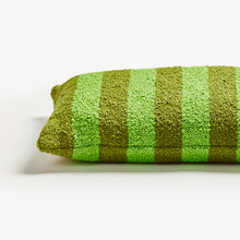 Load image into Gallery viewer, Boucle Stripe Acid Green Cushion | 60x40cm