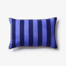 Load image into Gallery viewer, Bold Stripe Navy 60x40cm cushion