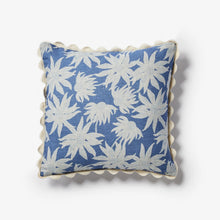 Load image into Gallery viewer, Flannel Flower Blue 50cm cushion