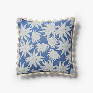Flannel Flower Blue 50cm cushion