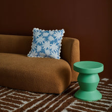Load image into Gallery viewer, Flannel Flower Blue 50cm cushion