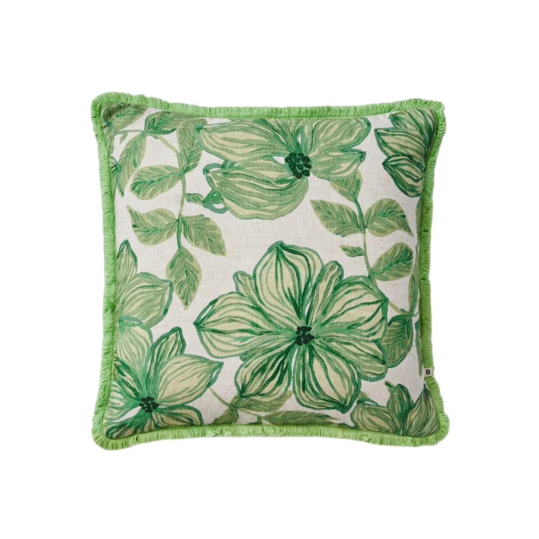 Azalea Linen Cushion | Sage