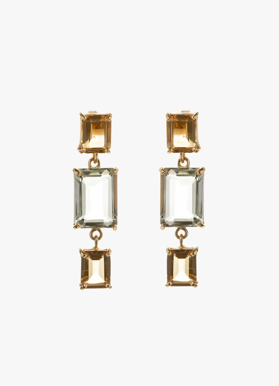 Cleopatra Triple Green Amethyst Drops
