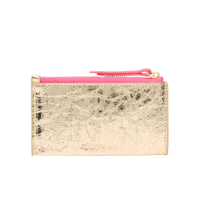 Compact Wallet | Gold Crinkle