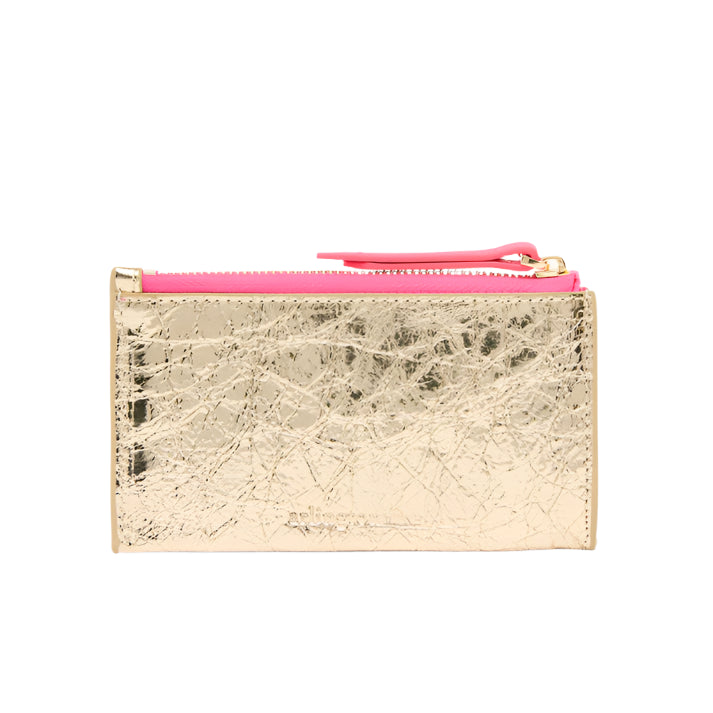 Compact Wallet | Gold Crinkle