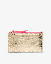 Load image into Gallery viewer, Compact Wallet | Gold Crinkle