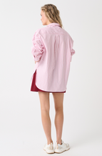 Load image into Gallery viewer, Darby Shirt | Berry Stripe
